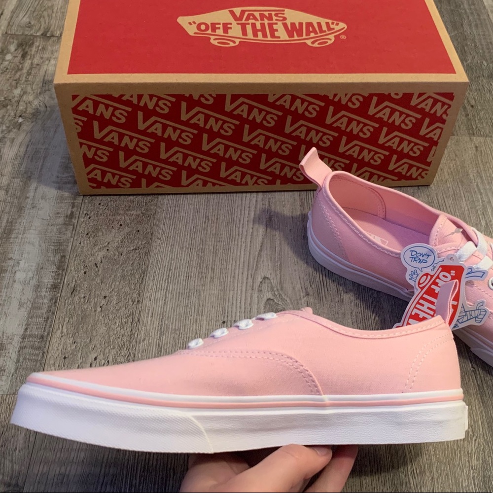 Vans authentic chalk pink and white shoes sneakers - Picture 3 of 8